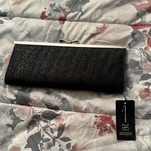 INC International Concepts Glittery Black clutch